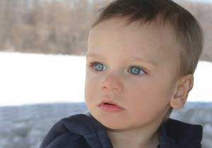 toddler boy face closeup