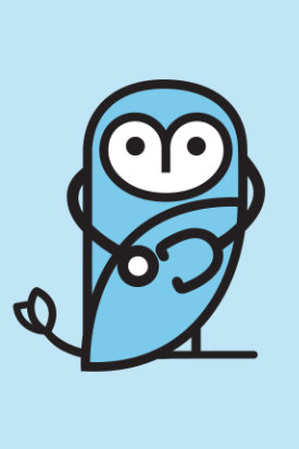blue owl logo of GetzWell Personalized Medicine in San Francisco